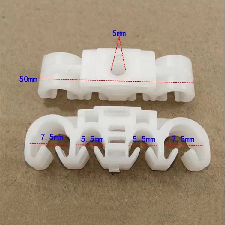 General Parts Automotive 4-Hole Fastening Plastic Fasteners Pipe Line Harness Clips and Clamps Auto Fastener & Clip