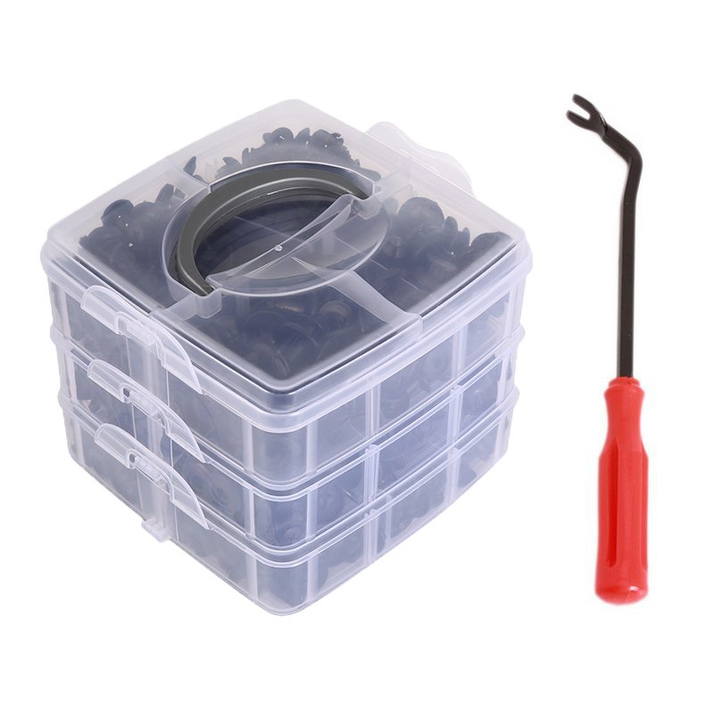 620 Pcs Auto Fastener Clip Car Retainer Kit Door Trim Panel Clips for Lada BMW Honda Audi Benz Buick VW Skoda Mazda Ford Toyota