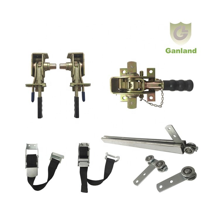 Steel Trailer Side Lashing Buckle Fastener over Centre Buckle Strap for Curtains for Shacman and Dongfeng Truck Models