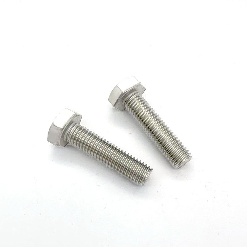 Fastener 304 Stainless Steel Hex Bolt M6 M10 M20 M30 M42 M48 Hex Head Bolt