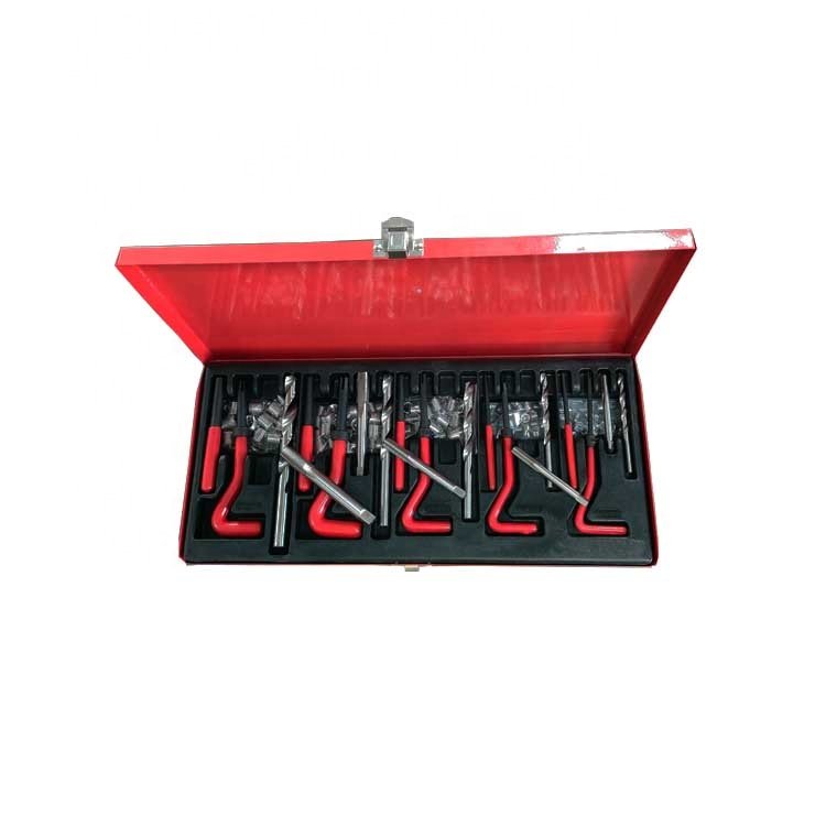 131-Pieces M5 M6 M8 M10 M12 Thread Master Repair HSS Drill Thread Repair Tool Set Kit for Repairing Internal Screw Holes