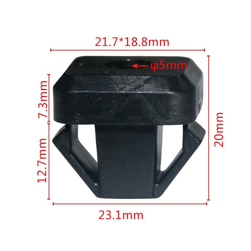 Chinese factory supply Vehicle Engine Hood Fixed Nut Car Fastener Clips Plastic rivets Auto clips and fasteners car clips 07432