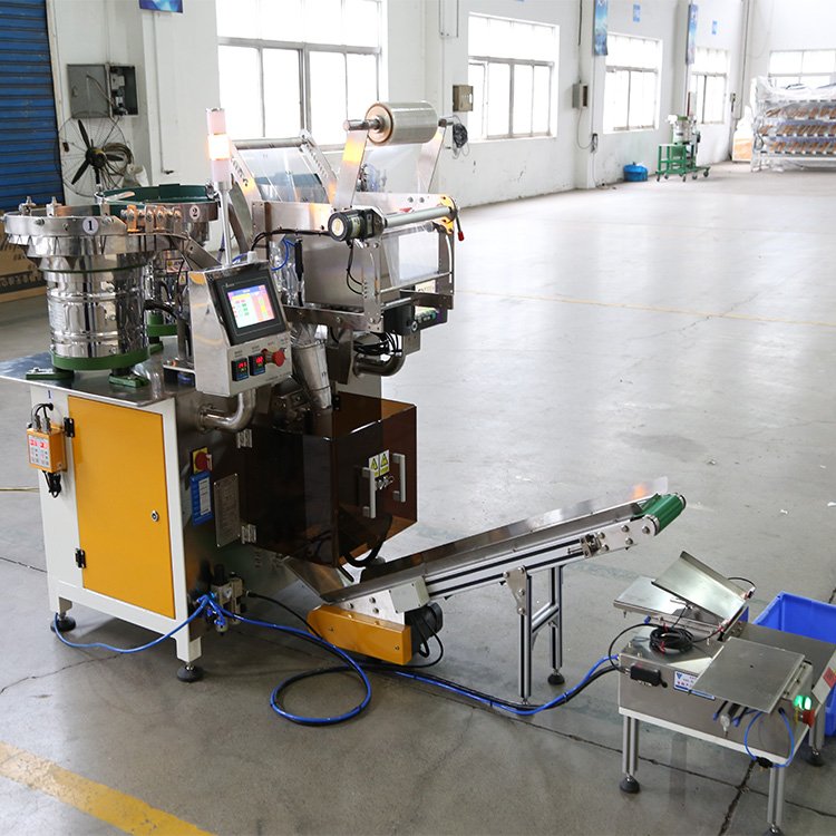 Automatic counting packaging machine for nails screws hardware bagging