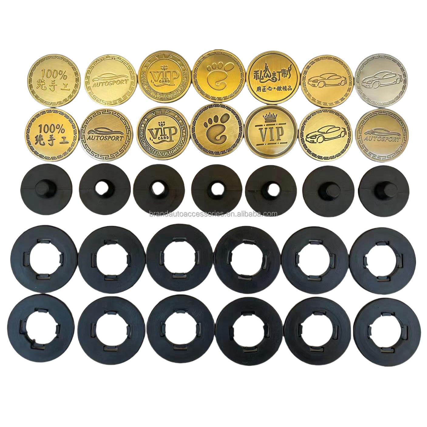 Car Mat Buckle Car Mat Button 5D/7D Car Floor Mat Fasteners four in one button clips