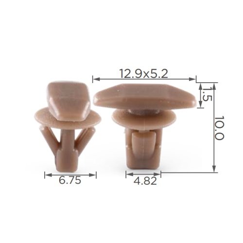 #KA Factory Direct Sales Car Repair Manufacture Automotive White Auto Fastener Clip Auto Fastener