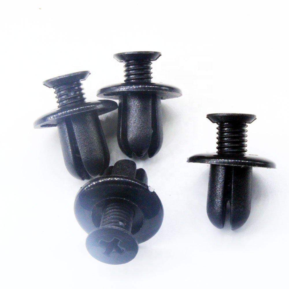 China Manufacturer 100 PCS Plastic Automotive Rivet Car Clip Fastener Fender Bumper Push Pin Clip Auto for Hyundai