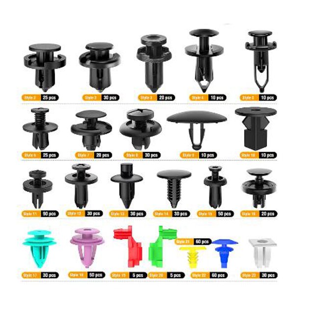 725pcs Common Auto Clips&fastener Car Repair Kit General Motors Buckle Plastic Buckle