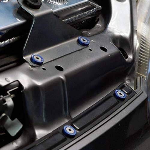 JDM Auto Modification Arruela Anodizado Engraved M6 Countersunk Concave Convex Fender Washers Bumper Quick Release Fasteners