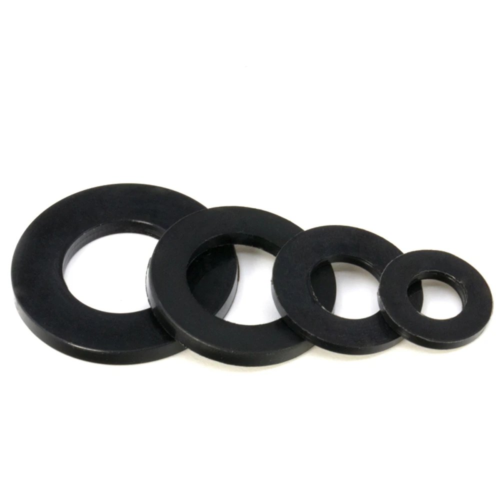 Rubber Flat Washer 60 Pack 5mm ID 11mm OD 1.6mm Thick Sealing Spacer Gasket Ring for Faucet Pipe Water Hose Fastener Bolt