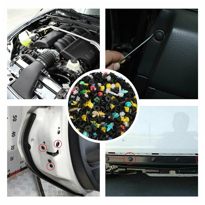 Bumper Fender Door Fastening Barb Rivets Nylon Fasteners Car Clamp