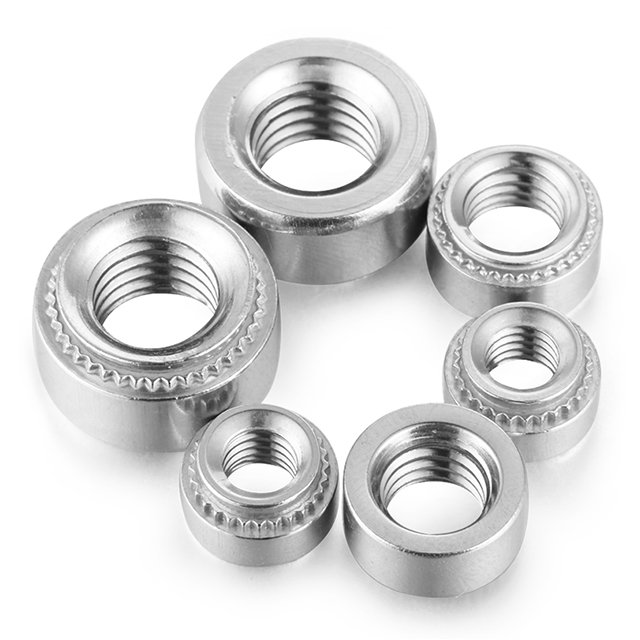 Customized S SS CLS CLSS SP Stainless Steel M3 M4 M5 M6 M8 insert Carbon steel lock nut press self clinching nut for Sheet Metal