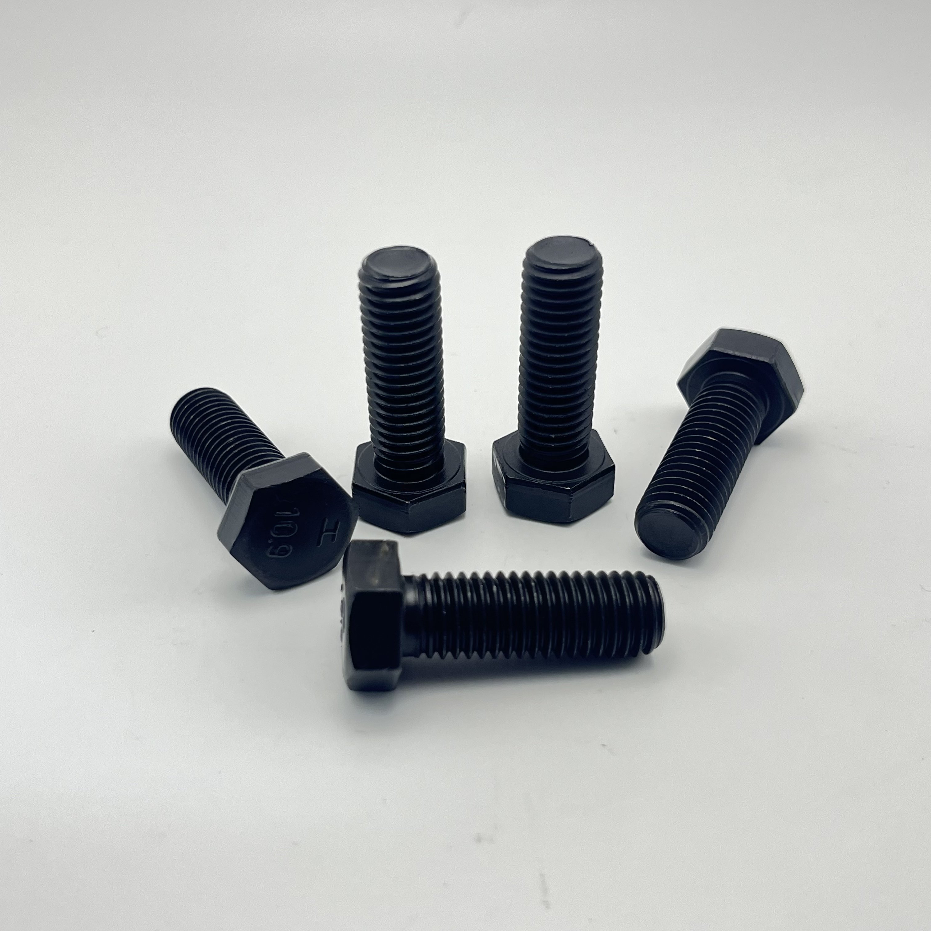customized or standard size bolts fastener M4~M22 Carbon steel hexagon bolts hexagon screw hexagonal screw