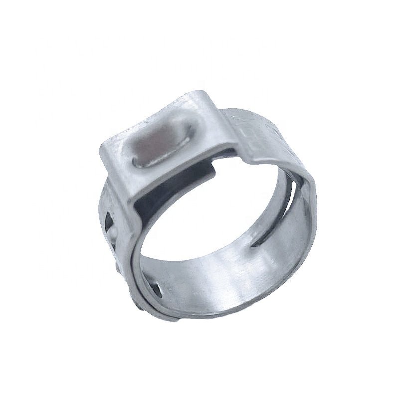 Single Ear Hose Clamp Pipe Clip Stainless Steel Cinch Clamp for PEX Tube Fitting Connections Zinc Finish Factory Outlet