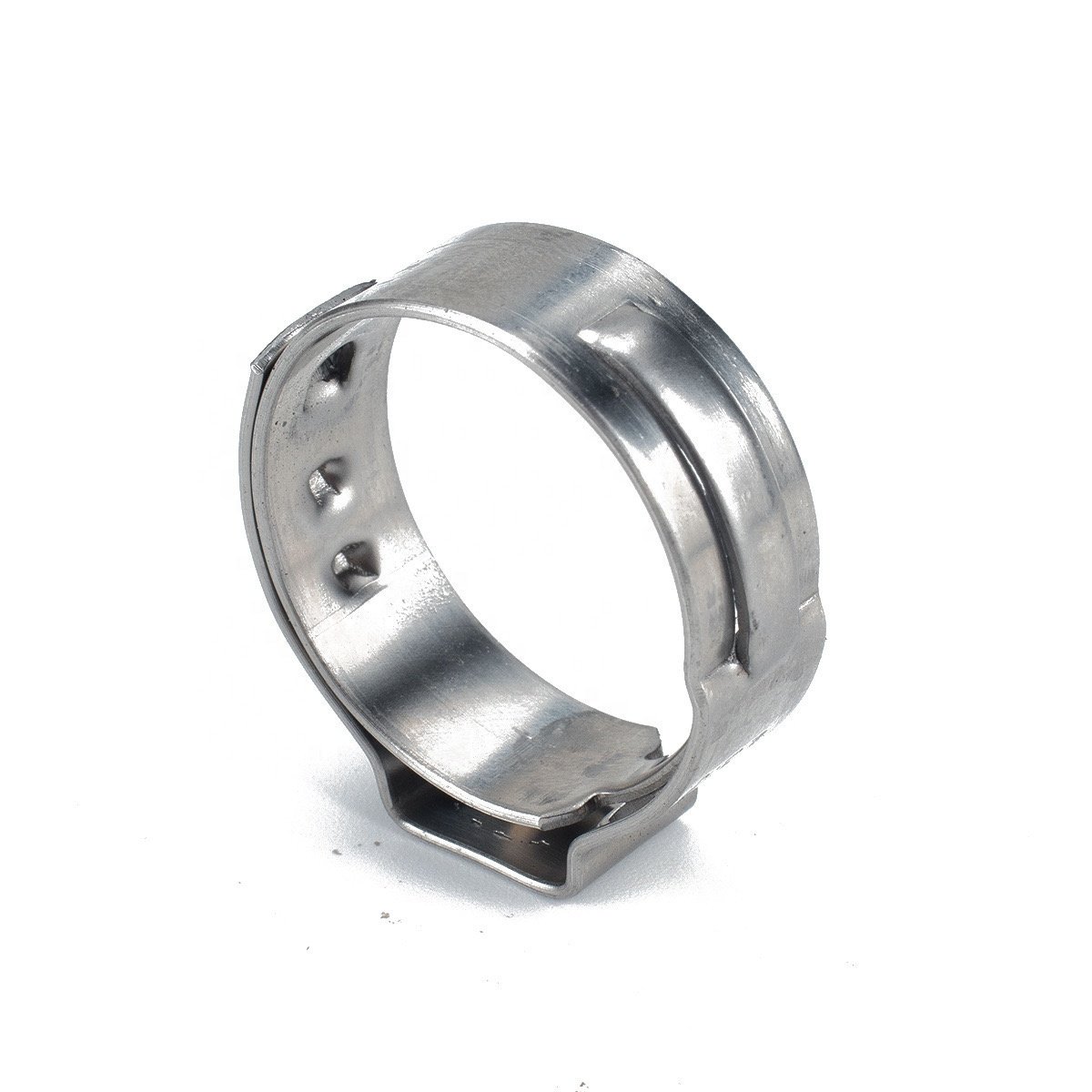 Single Ear Hose Clamp Pipe Clip Stainless Steel Cinch Clamp for PEX Tube Fitting Connections Zinc Finish Factory Outlet