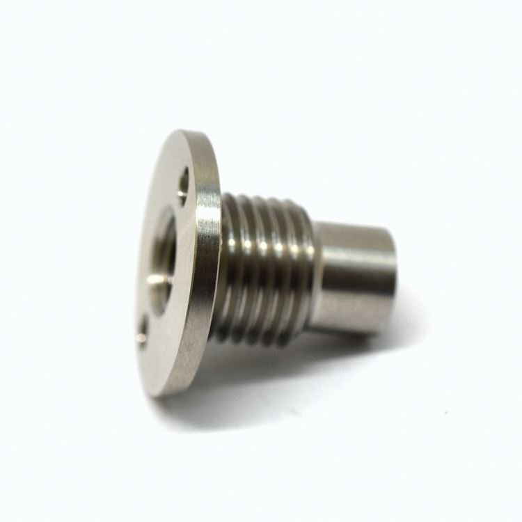 JIYAN Threaded Connector Fixing Fastener Door Lock Stainless Steel Customized CNC Turning Round Flat Head Nut CNC Accessories