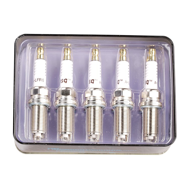 China Factory Supplier Automotive Parts Accessories Wholesale Auto Double Iridium Spark Plug Motorcycle Spark Plug