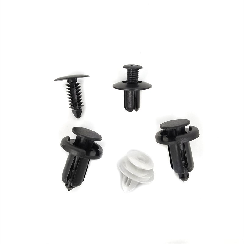 100pcs Car Bumper Retainer Clips Nylon Fasteners Rivet Kit Door Trim Panel Clips Bumper Push Rivet Clips