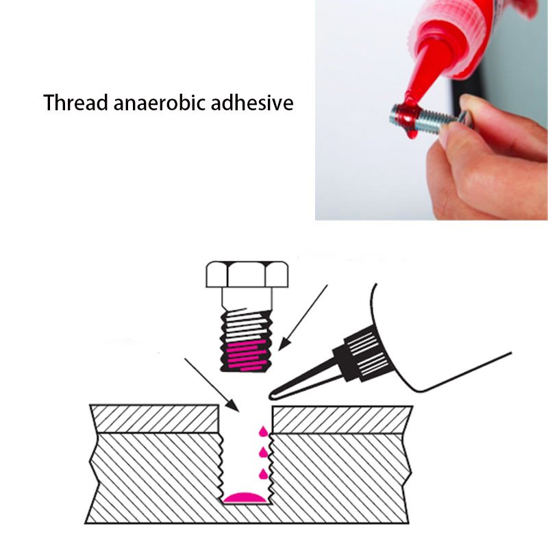 271 High-Strength Thread Glue, Locking Agent Fastening Agent, Oily Screw Glue