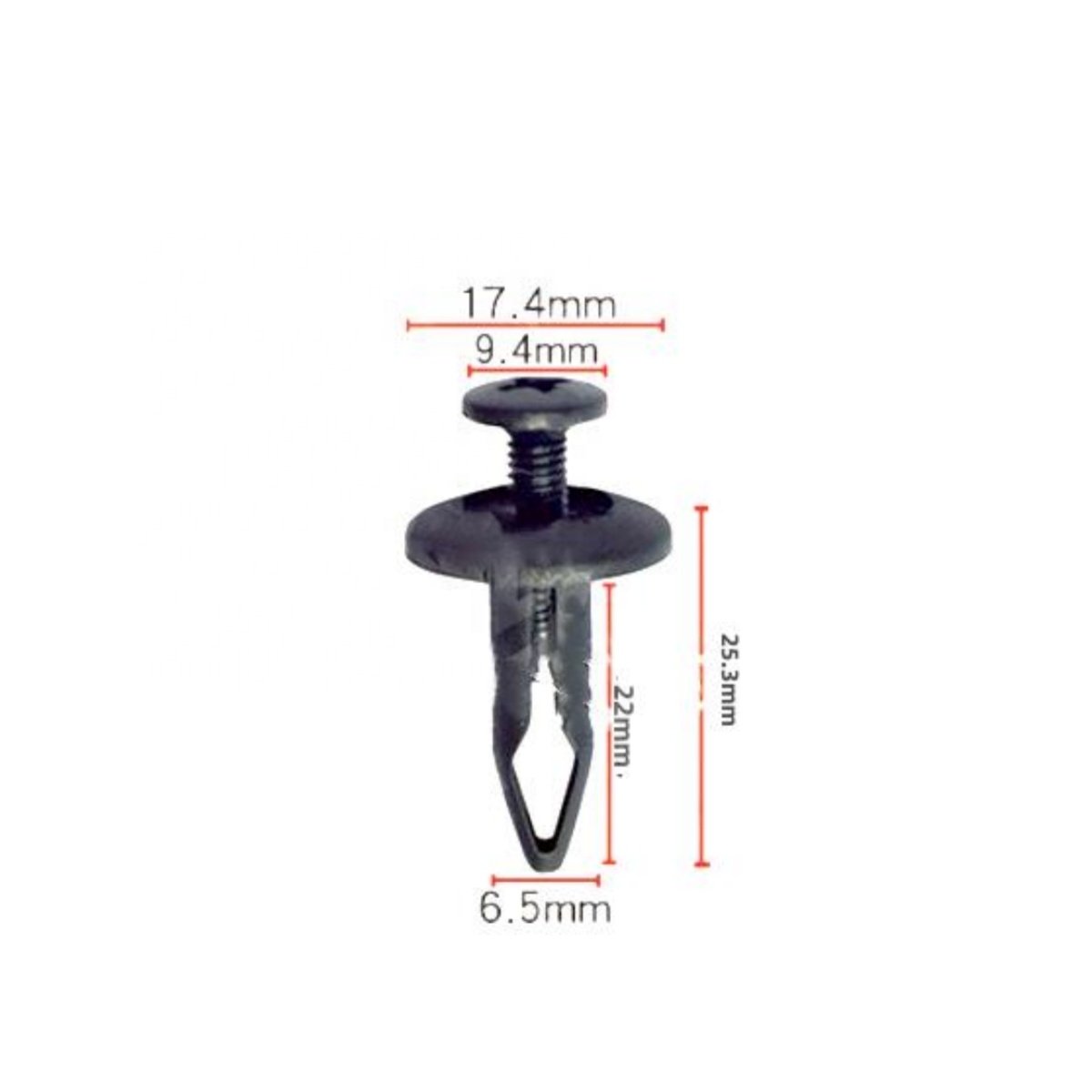 Plastic Fasteners Rivet Black Retainer Clip Fastener Automobile Rivet Car Clip for Japanese Car