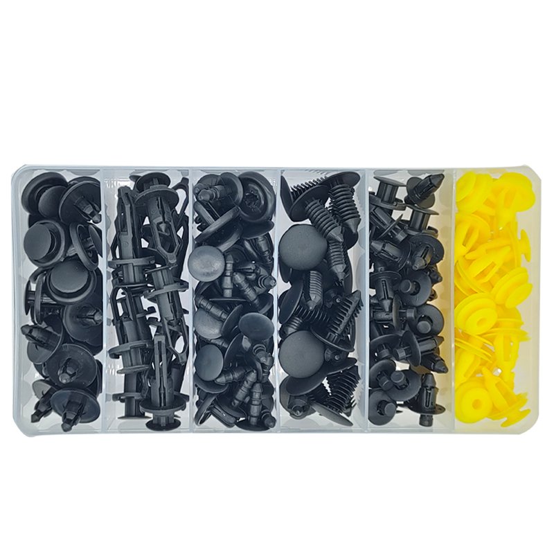 120PCS/set Universal Auto Rivet Clips Plastic Fastener Rivets Clips Set Body Clips Assortment HE88