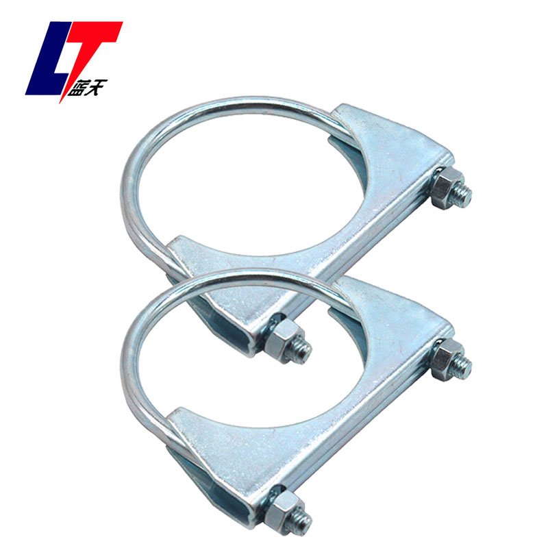 Manufacture Carbon Steel Exhaust Muffler Pipe U saddle Clamp