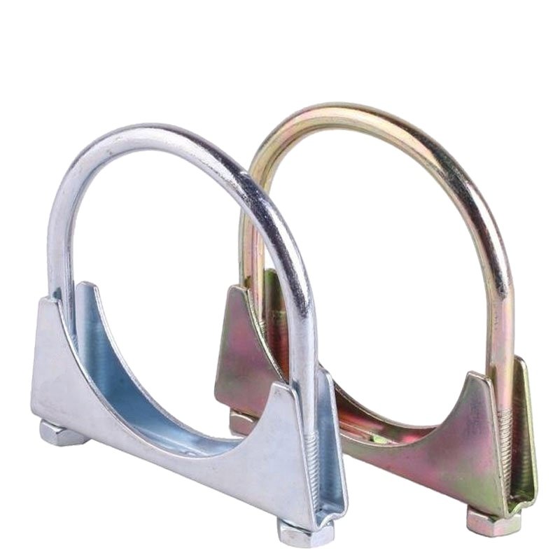 Manufacture Carbon Steel Exhaust Muffler Pipe U saddle Clamp