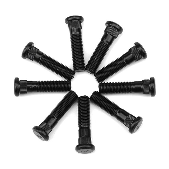 M8 M10 M22 Wheel Studs Hub Bolt Wheel Bolt Car Parts Wheel Hub Bolts and Nut Lug Stud With Knurling Fasteners
