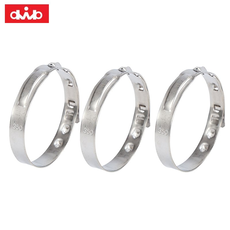 Stainless Steel 304 Fasteners Earless Low Profile Hose Clamps Drive shaft clamp transmission shaft clamp Width 9mm 10mm
