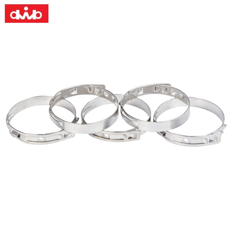 Stainless Steel 304 Fasteners Earless Low Profile Hose Clamps Drive shaft clamp transmission shaft clamp Width 9mm 10mm