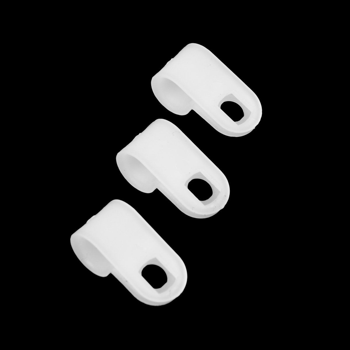 Factory Price Customized Plastic Injection Molded Parts Plastic Cable Conduit Fasteners Cable Clamps
