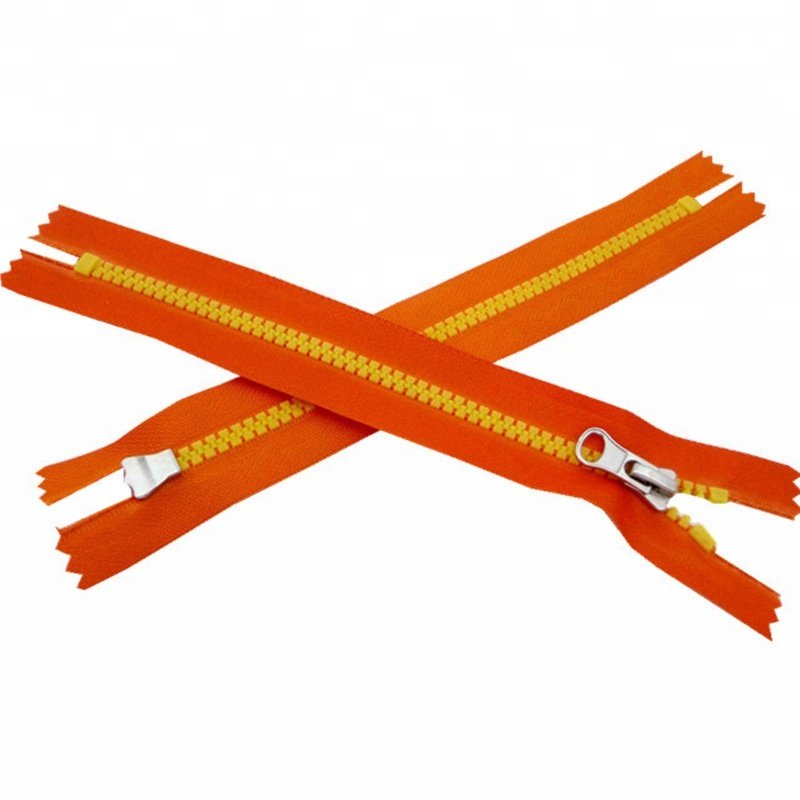 Neon Color Molded Plastic Zipper 18cm Zip Fastener