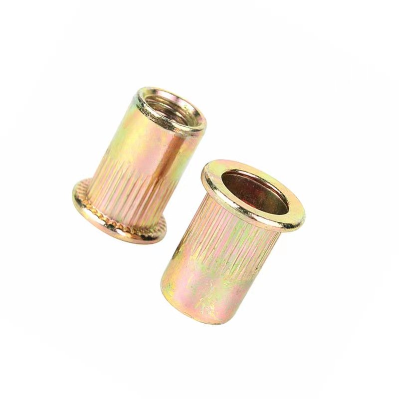 M3 Customized Flat Head Vertical Zinc Plated Galvanized Stainless Steel Carbon Steel Hex Self Clinching Rivet Nut for Mounting