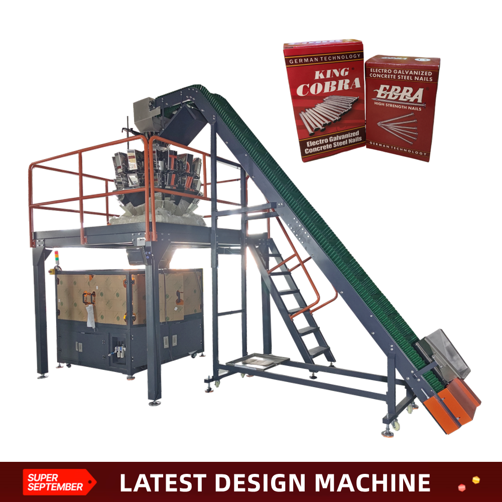 Focus Machinery Customized Latest Upgrade Auto Filling Machines Screw Nail Bolt Carton Packing System Multi-Function Packaging