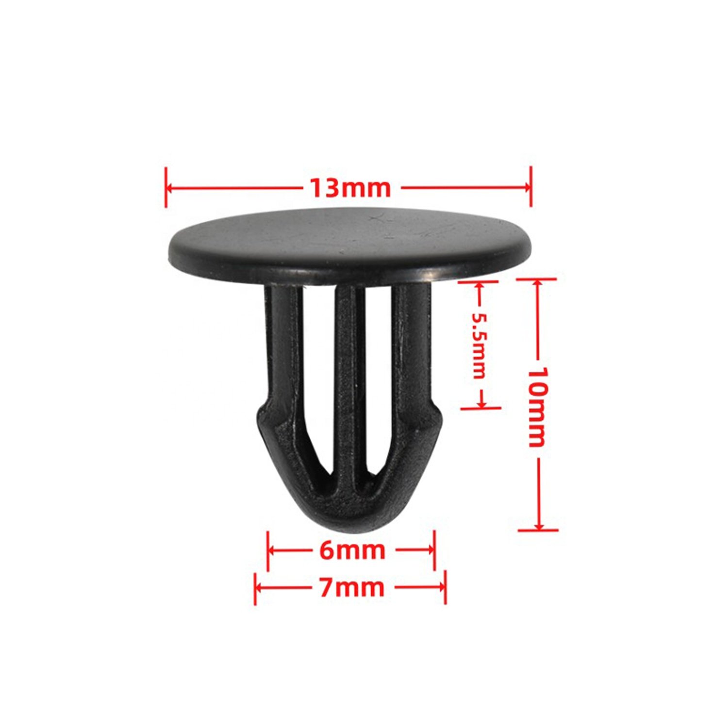 Auto Fastener Sealing Strip Nail Universal Nylon Plastic Car Hood Seal Retaining Clip for Honda