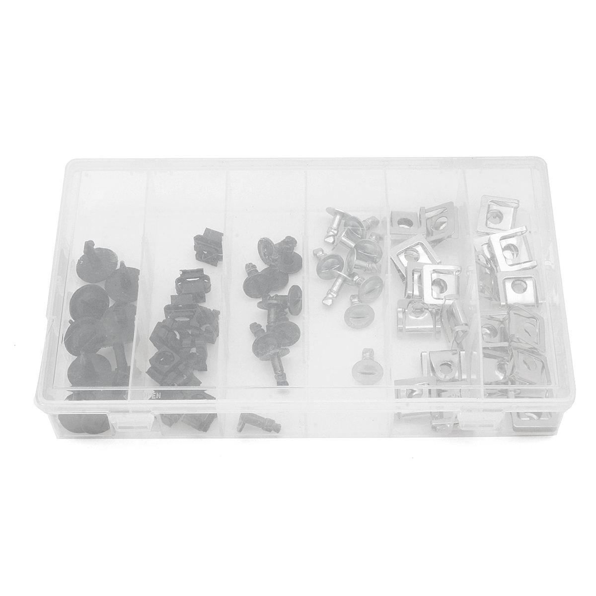 60Pcs Car Engine Protection Pan Hardware Kit Pin Clip Nut for Audi A4 S4 /VW Passat Pin Clip Nut4A0805121A 8D0805121 8D0805960 a