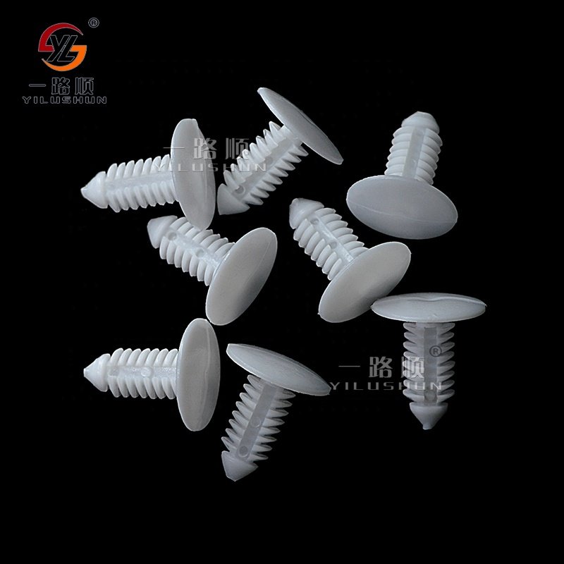 A15 automotive trim car bumper clips rivets push plastic black pom PE