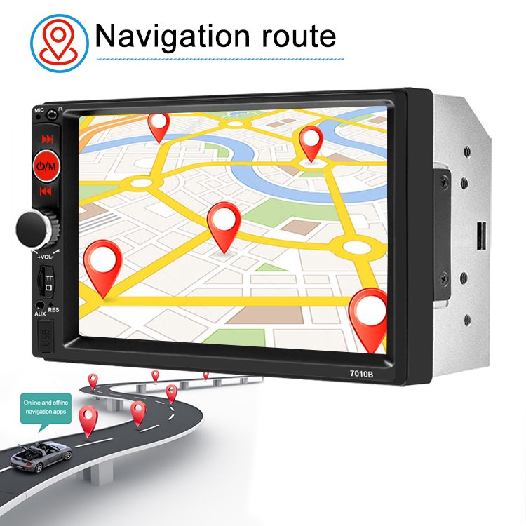 7010 Original Factory 800*480 HD Car Video Mp5 Player Tv Monitor Headrest Android Navigation Car Amplifier