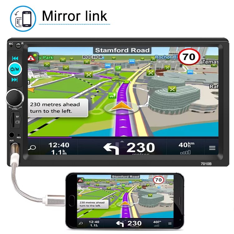 7010 Original Factory 800*480 HD Car Video Mp5 Player Tv Monitor Headrest Android Navigation Car Amplifier