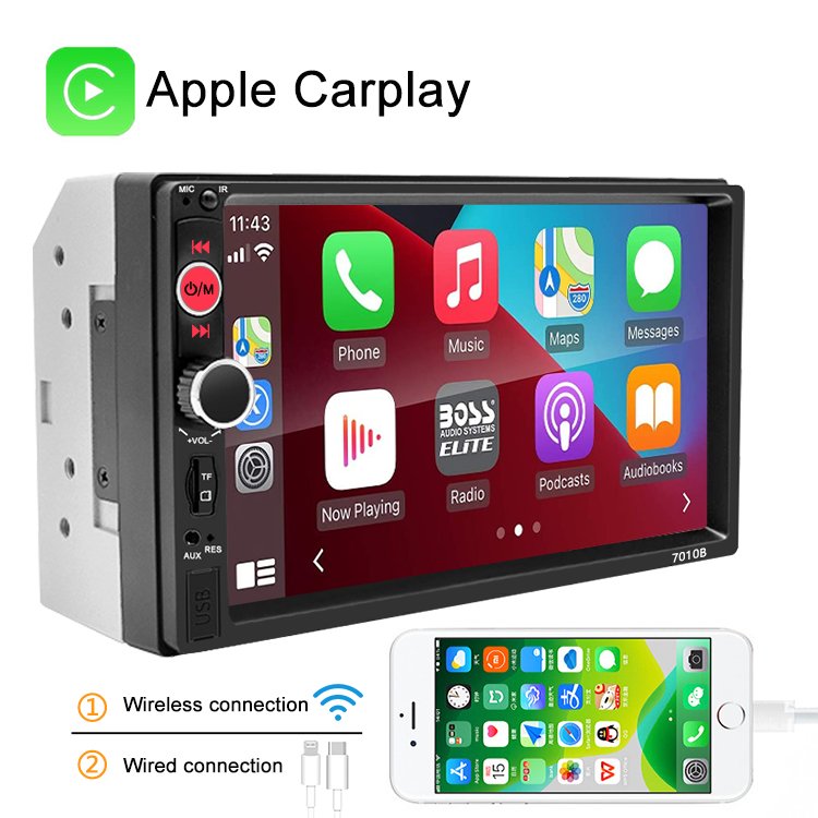 7010 Original Factory 800*480 HD Car Video Mp5 Player Tv Monitor Headrest Android Navigation Car Amplifier