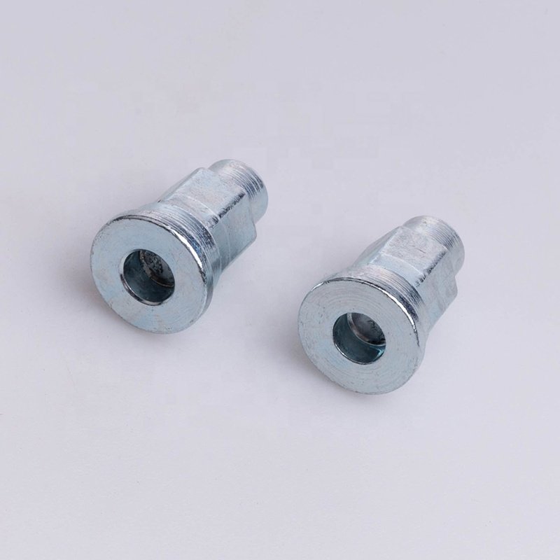 8mm Diameter Carbon Steel Zinc Plating Auto Hardware Fastener Parts Round Hole Screw Solid Hex Step Rivet