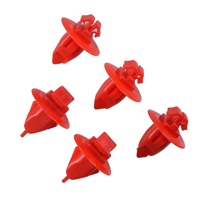 D127 Red color car door trim panel fastener retainer clips 90904-67037