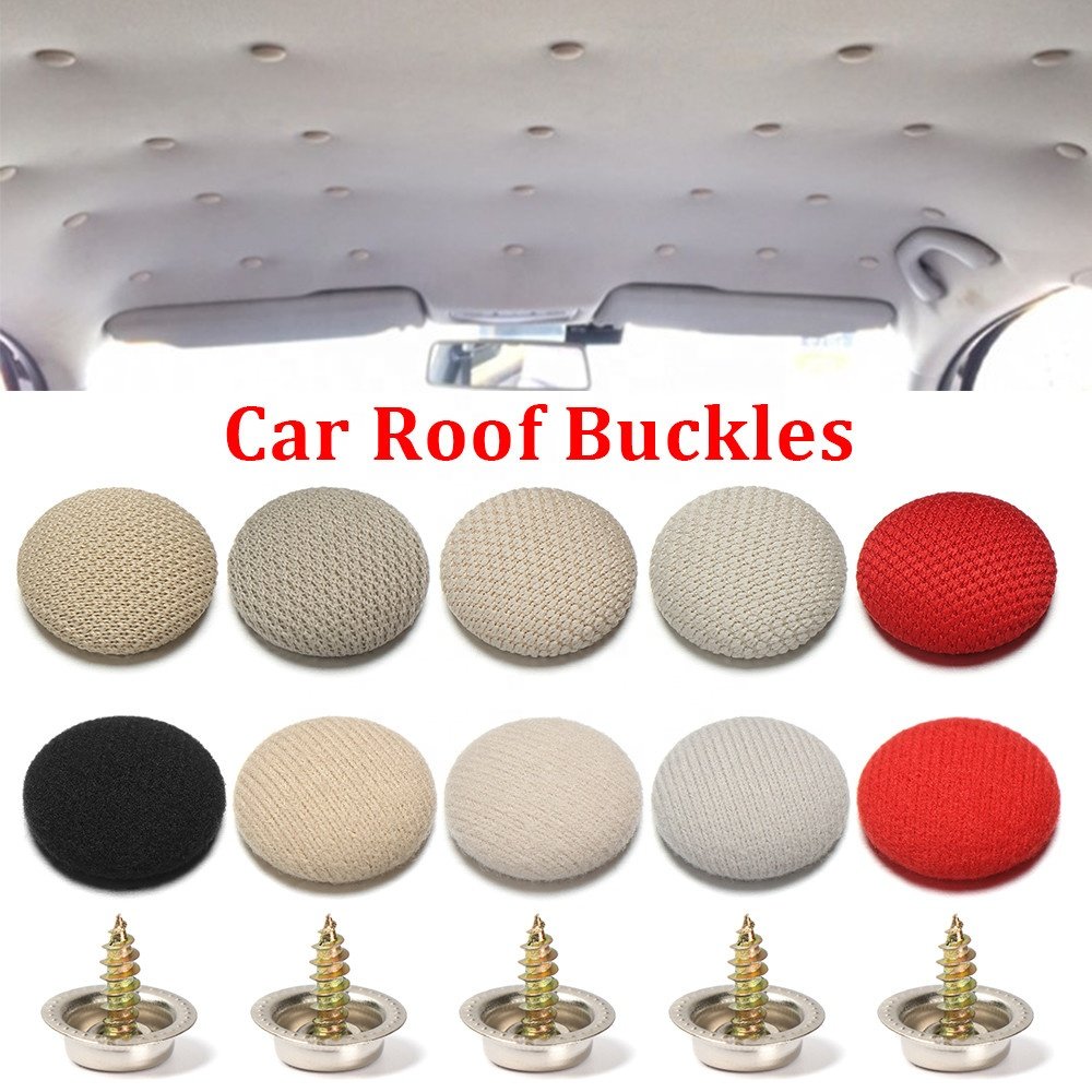 Car Interior Roof Buckles Headliner Ceiling Cloth Fixing Screw Repair Automotive Care Fabric Buckle Rivets Retainer