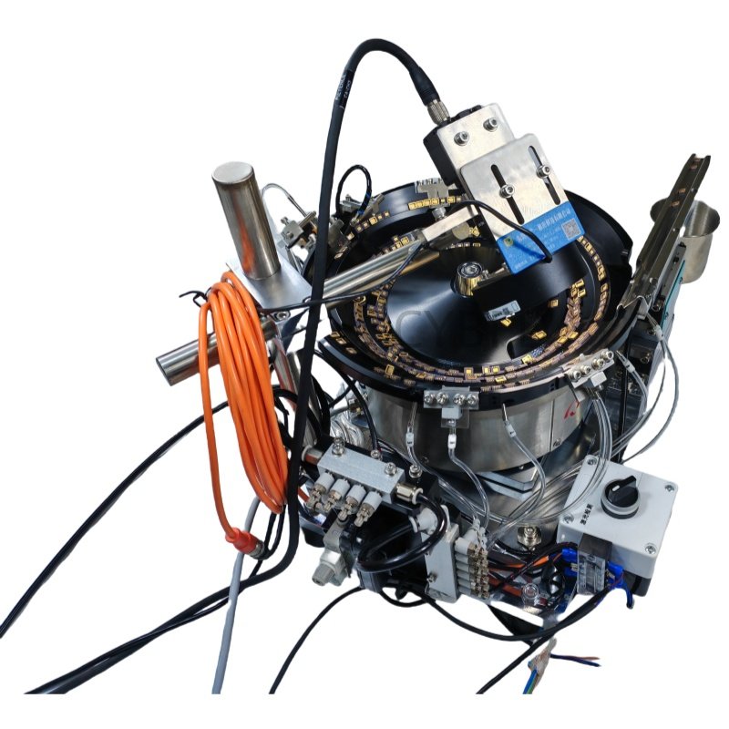 959 Automatic Vibrating Bowl Feeder Chip Linear Vibrating Bowl Feeder Mechanical Sensing Screw Automatic Feeder Feeding System