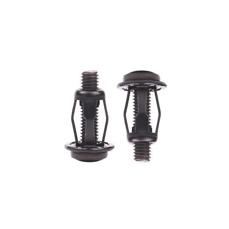 Jack Nut M6*25mm 1/4inch UNC Carbon Steel Rivet Nuts and SS Screws Large Flange Short Auto Car License Plate Nut M4 M5 M8