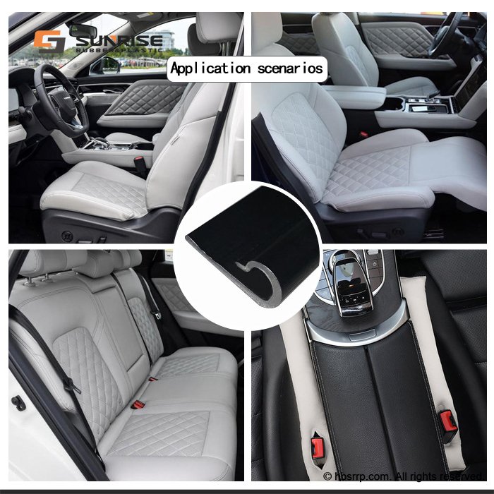 auto clips car seats cover Accessory Chairs edge Fasteners Extrusion PP Pvc Plastic Binding strips