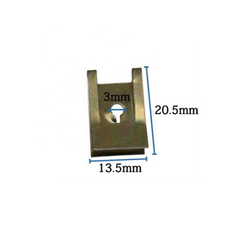 Auto Fastener Screw Base U Type Nut Mounting Retainer Clips Car Engine Fender Bumper Guard Plate Clamp Auto Clip Car Fasteners