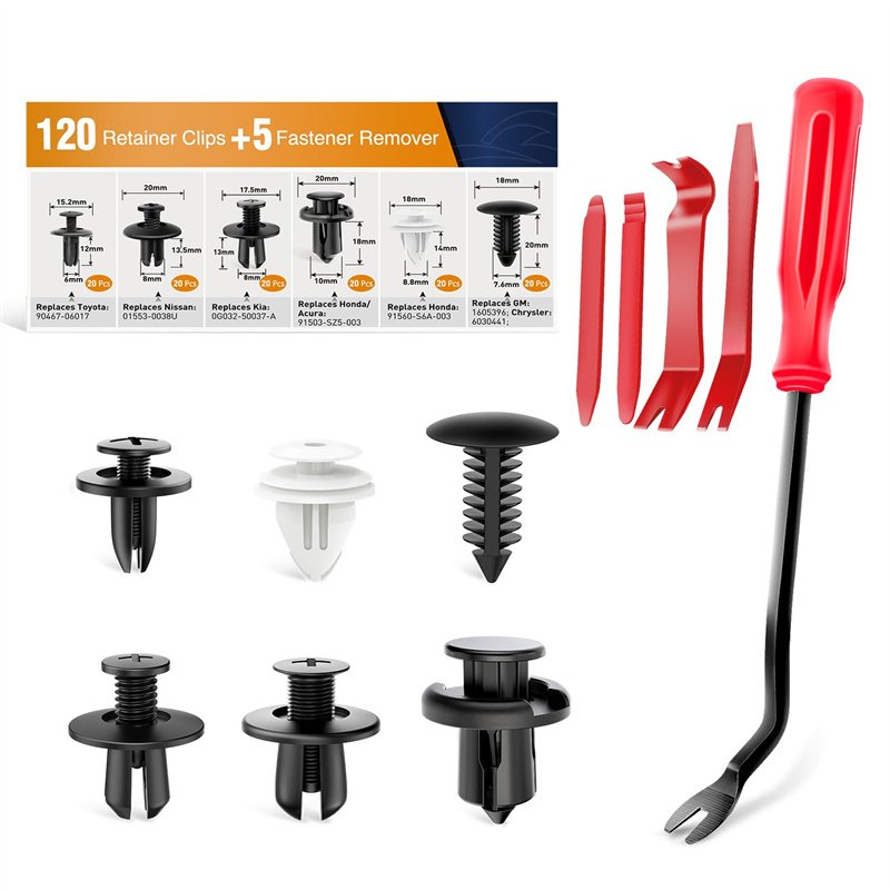 Wholesale Factory Automotive Plastic Push-Type Retainer Clips Fastener