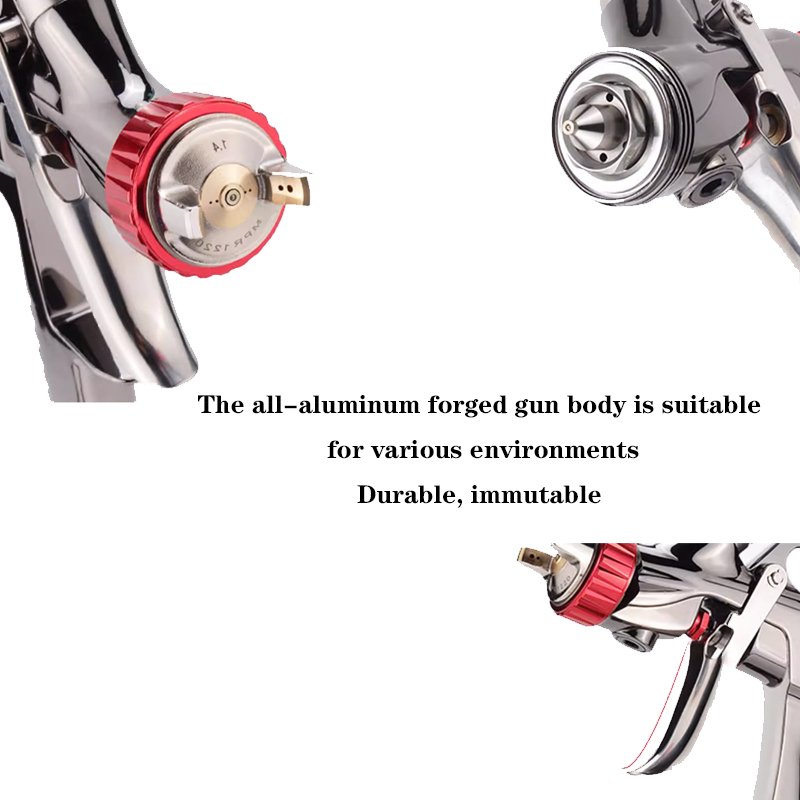 Professional Auto Finish Spray Gun Convenient Time-Saving RH-102AG 0.8 Caliber Small Pneumatic Spray Gun