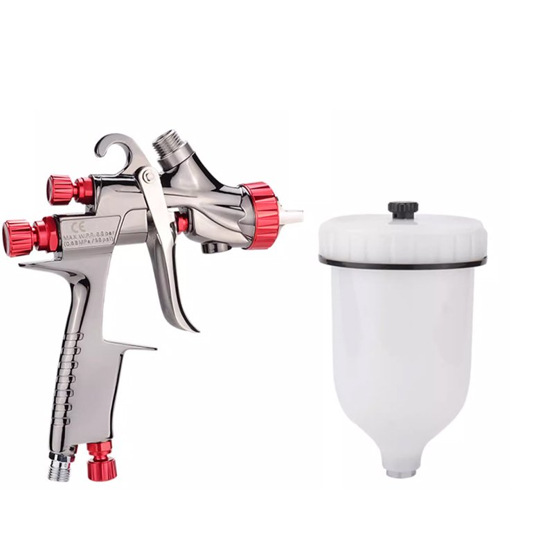 Professional Auto Finish Spray Gun Convenient Time-Saving RH-102AG 0.8 Caliber Small Pneumatic Spray Gun
