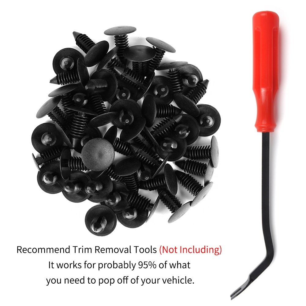 Wholesale Hole Fender Liner Clips Auto Plastic Push Type Retainer Bumper Fasteners Clips